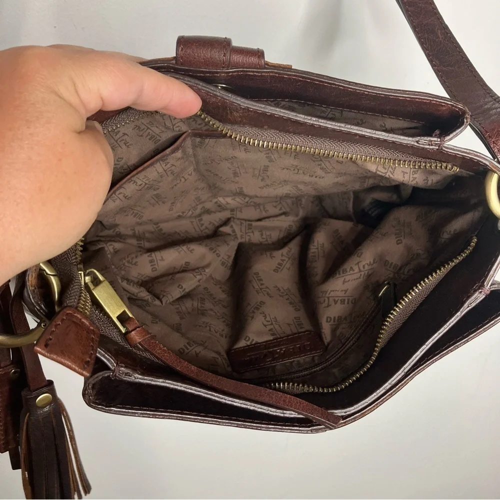 Diba True genuine‎ Leather crossbody Bag